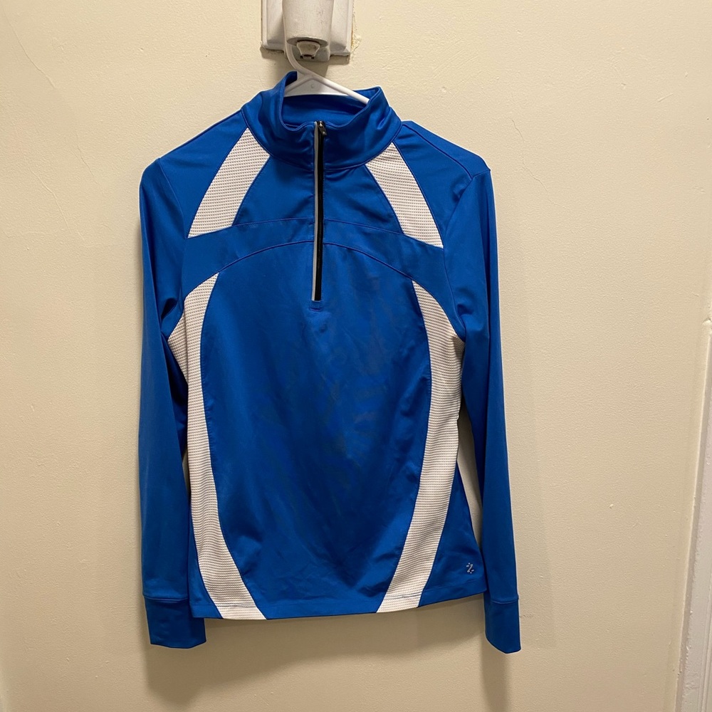 Izod blue quarter zip